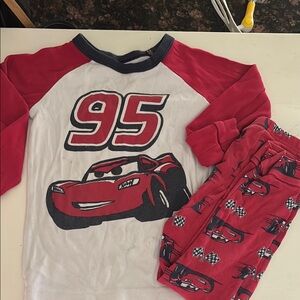 Disney Cars Red and White Lightning McQueen Toy Vehicle